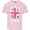 Britain Its in My DNA Funny Union Jack Flag Unisexs Light Cotton TShirt