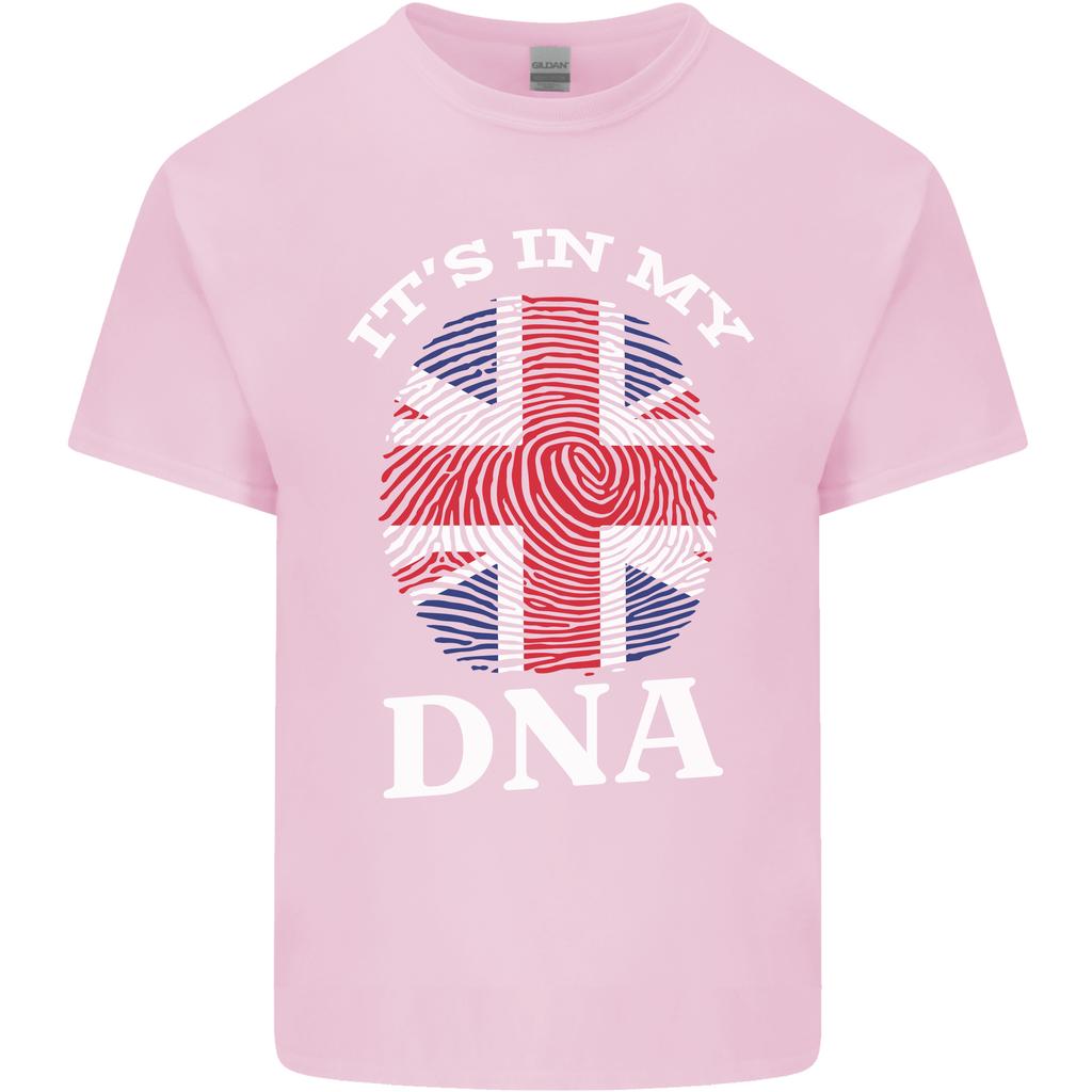 Britain Its in My DNA Funny Union Jack Flag Unisexs Light Cotton TShirt