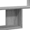 Wall Shelf Gray Sonoma 100x15x70 cm Particleboard