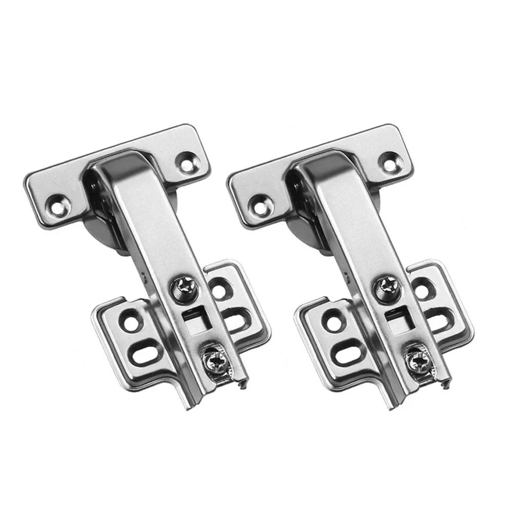 2pcs 90 Degree Buffer Hinge Kitchen Cabinet Hydraulic Hinge Folding Door Large Angle Buffer Hinge Furniture Door Hardware
