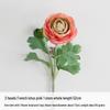 Lotus Peony Silk Flower Arrangement - 2-Head Artificial Ranunculus for Wedding Decoration