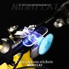 Wind-Powered LED Safety Light for Bike Motorcycle - No Battery Airplane Shape Warning Lamp 80mm