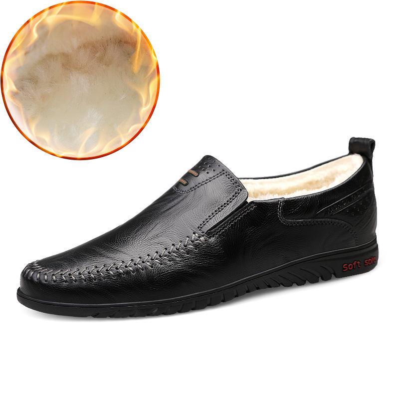 Fashion 2024 Autumn Winter Men's Leather Loafers Handmade Driving Shoes Male Casual Italian Luxury Loafer Shoes Brand Moccasins for Men