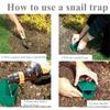 Slug Trap 5 Pack Reusable Plastic Beer Trap for Garden - Eco-Friendly Snail Catcher with Weatherproof PP Design for Farm Pest Control