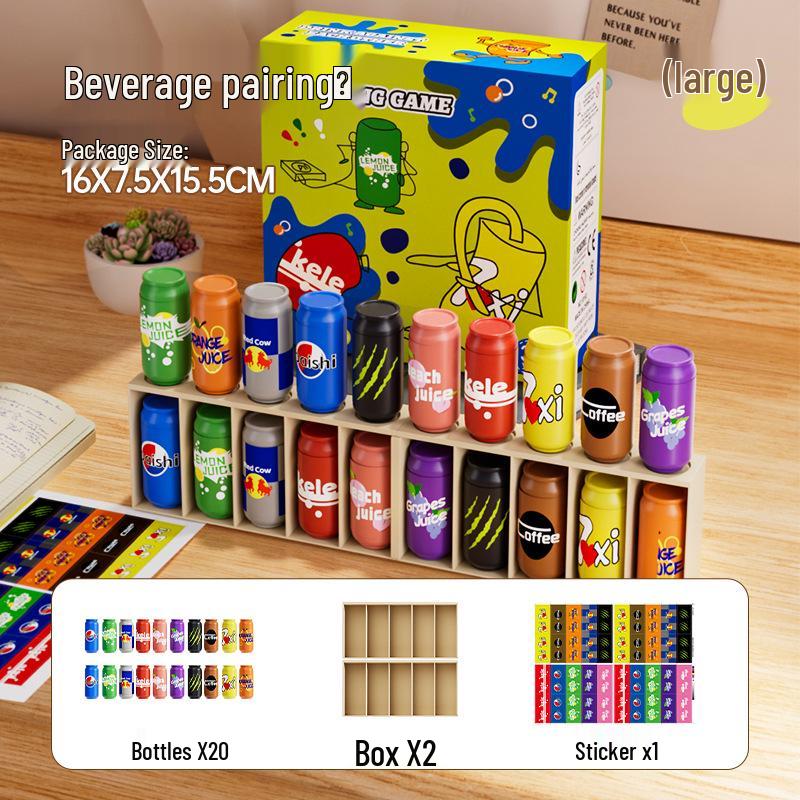 Kinder-Ratespiel Flasche - Interaktives Lernspielzeug zur intellektuellen Entwicklung