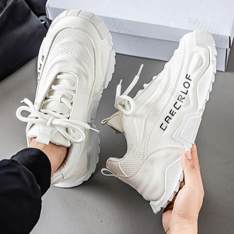 Fashion Fashion Trend Men's Low Top Casual Thick Soled Shoes 2025 Autumn Mesh Breathable Comfortable Versatile Non Slip Chunky sneakers