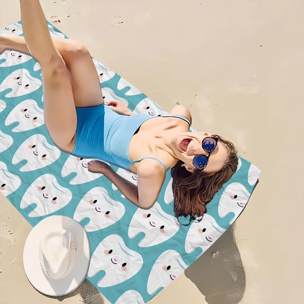 The Dentist Tooth Bathroom Beach For Kids Bath Towel Pool Towel Vacation Party Gift