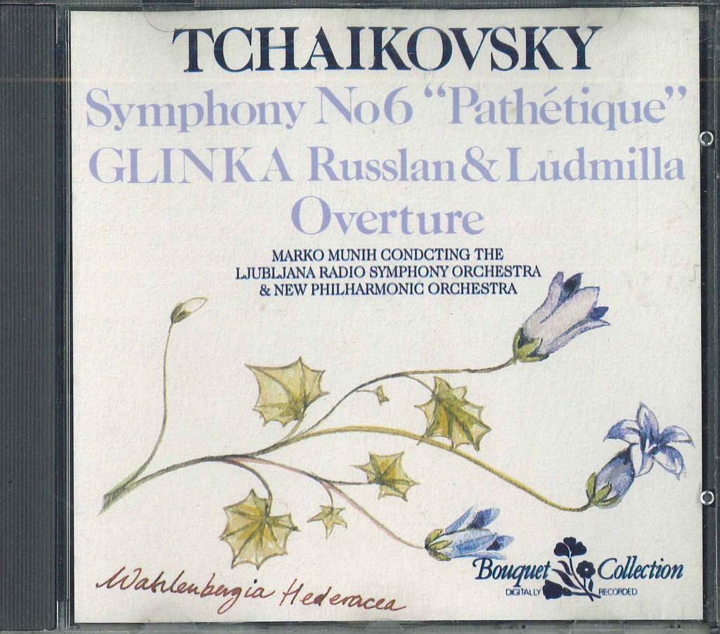 CD PYOTR ILYICH TCHAIKOVSKY  TchaikovskyGlinka BCC1019 BOUQUET COLLEC 1988 Europe Classical Used