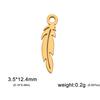 5pcs/lot Stainless Steel Gold Charms Irish Knot Hand Sun Flower Tree Ribbon Pentagram DIY Pendant for for Jewelry Making