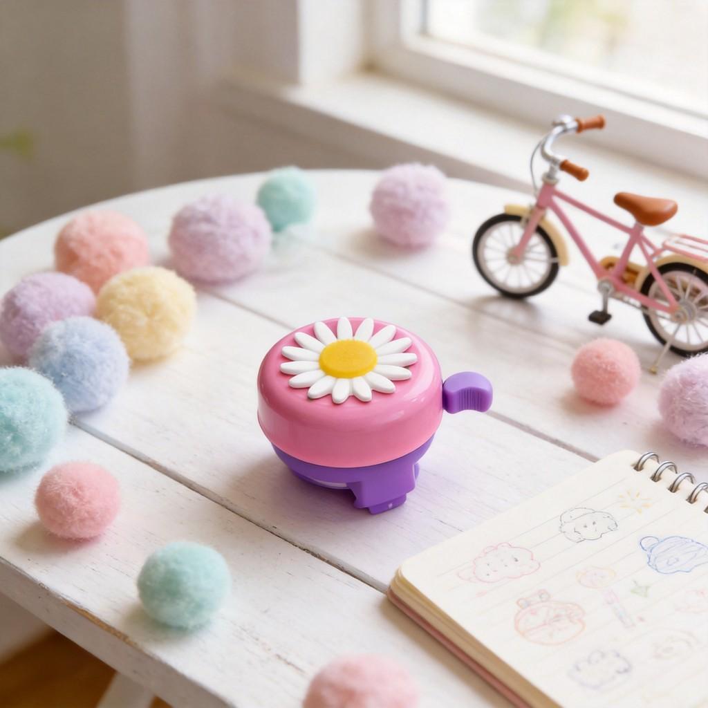 Children Skateboard Accessories With Colorful Ribbons And Bell For Safety And Decor