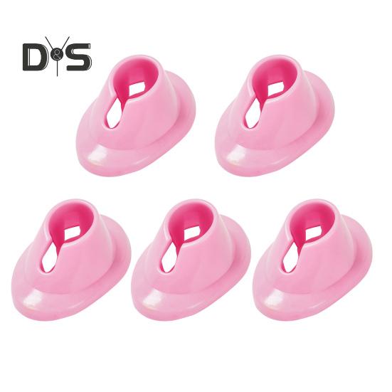 

5 шт. силиконовый держатель для бутылочек с лаком для ногтей, подставка для бутылочек с защитой от проливания, стабилизатор для бутылочек с лаком для ногтей для демонстрации маникюра, профессиональный инструмент для дизайна ногтей розовый