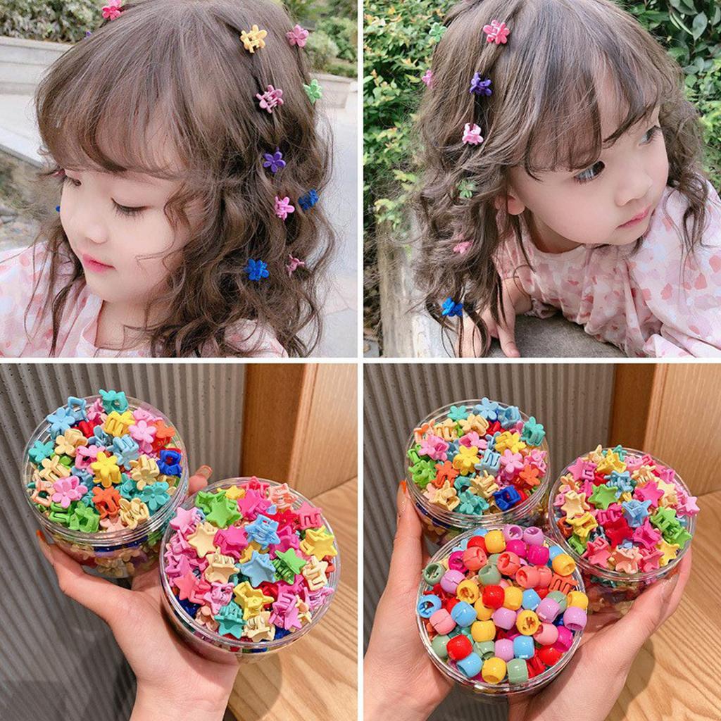Star Hair Claw Clip Flowering Hair Claw Clamp Heart Butterfly Hair Catch Barrettes Strong Hold Hairpin for Girls