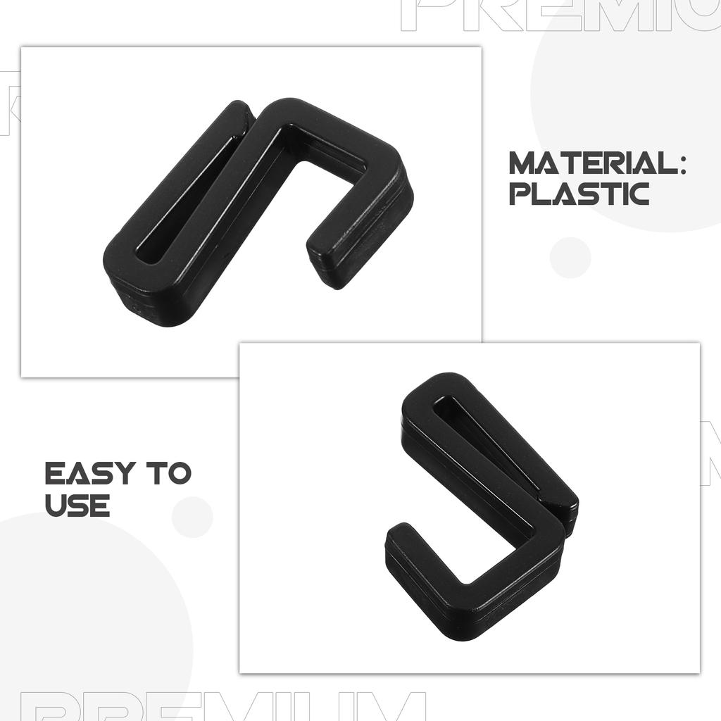 20Pcs Plastic S Hooks Multipurpose Heavy Duty Versatile S Shaped Hooks for Kitchen Wardrobe Bathroom Garage Storage