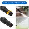 Lance buse réglable turbo pour Karcher K2-K7 — pistolet haute pression rotatif jet/éventail