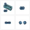 2Pcs Colorful Guitar Effect Pedal Footswitch Toppers, Guitar Foot Nail Effect Pedal Protections Caps Guitar Effect Part