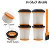 Replacement Filter Mesh Kit Compatible with For Shark Handheld Vacuums Including Four Filters and a Handy Brush