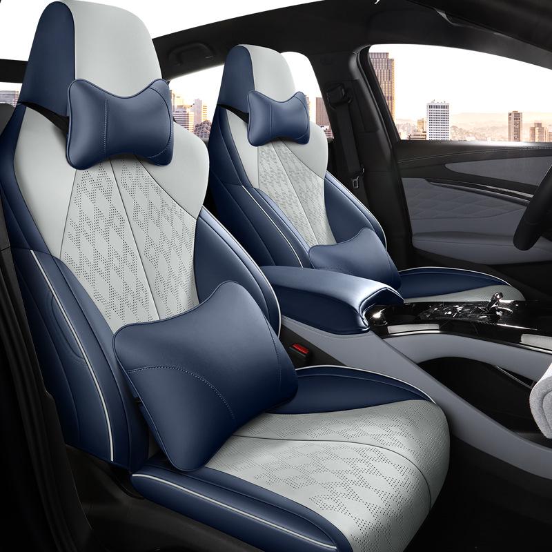 BYD Seal Seat Cover: Perforated, Breathable, Luxurious, Half-Pack Cushion for All Seasons.
