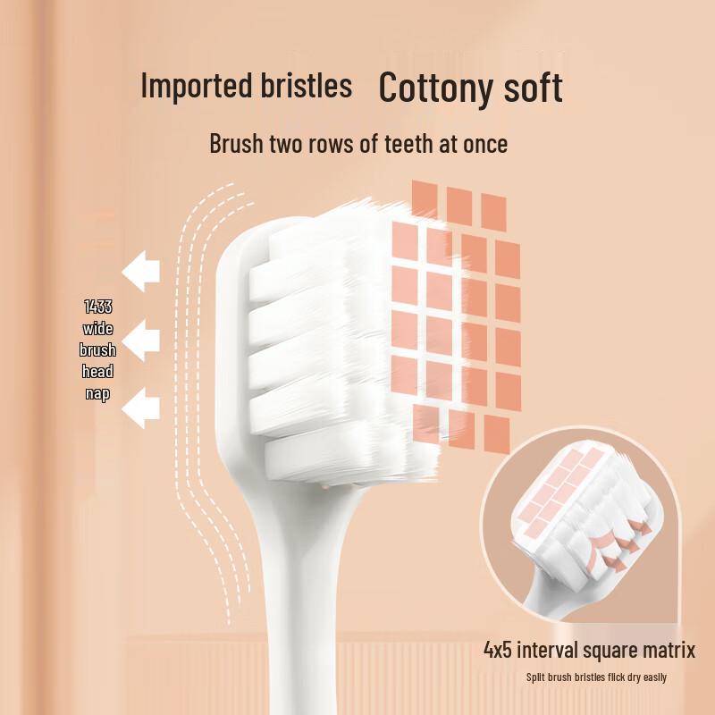 Yinggehan Ultra-Soft Wide Head Toothbrushes