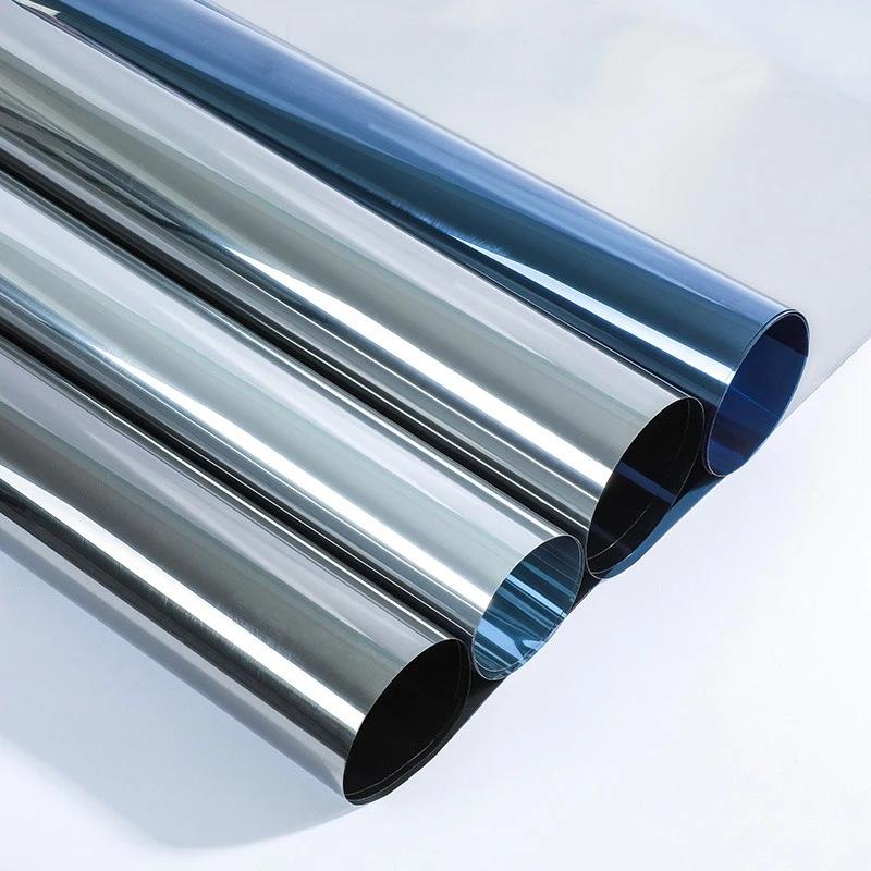 Värmeisoleringsfilm Glas Solskyddsfilm Självhäftande Anti-tittande Enkla klagomål Perspektivfilm