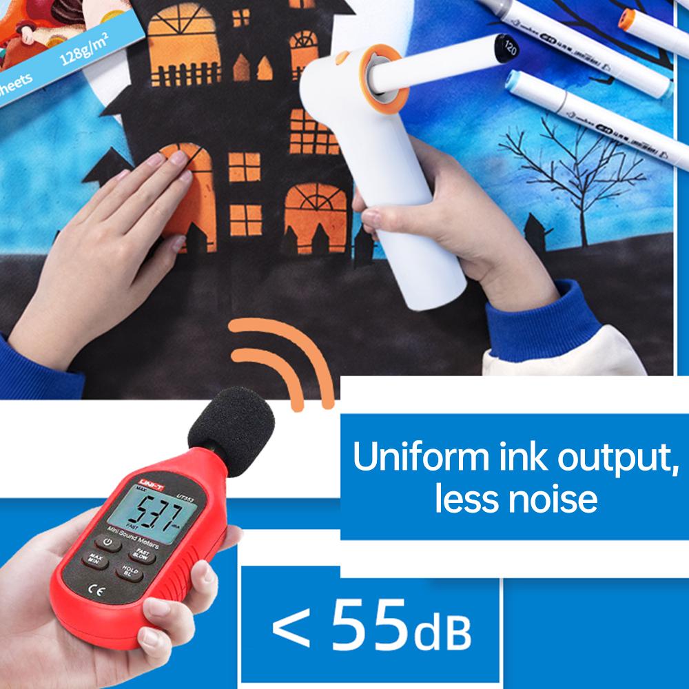 Tenwin Airbrush rozprašovač Elektrické popisovače Graffiti Pen Vhodné pro trojúhelníkové a čtvercové barevné popisovače