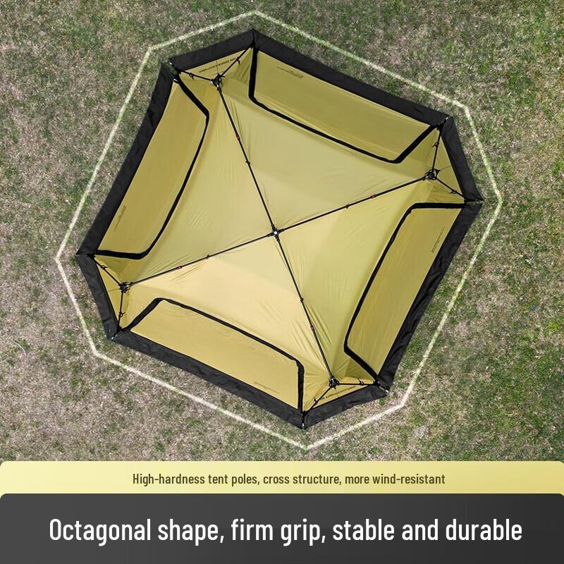 BSWolf Four-Corner Self-Standing Camping Canopy