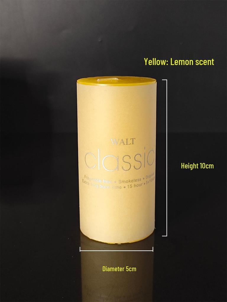 Set of 3 Aromatherapy Candles with Holders – Smokeless, Fragrant, and Ideal for Emergencies or Romantic Occasions.