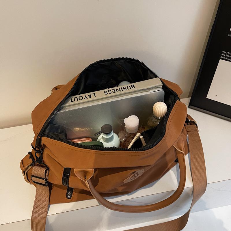 Travel bag Short business trip Luggage bag Large capacity Dry and wet separation Light shoulder crossbody fitness bag