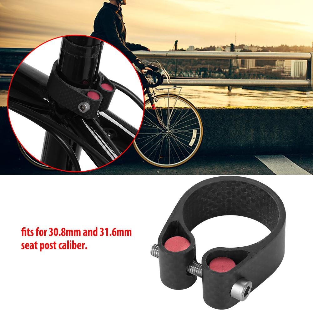 Carbon   Road Mountain Bike Seat Post Clamp Seatpost Locking Clamps (for 27.2mm)