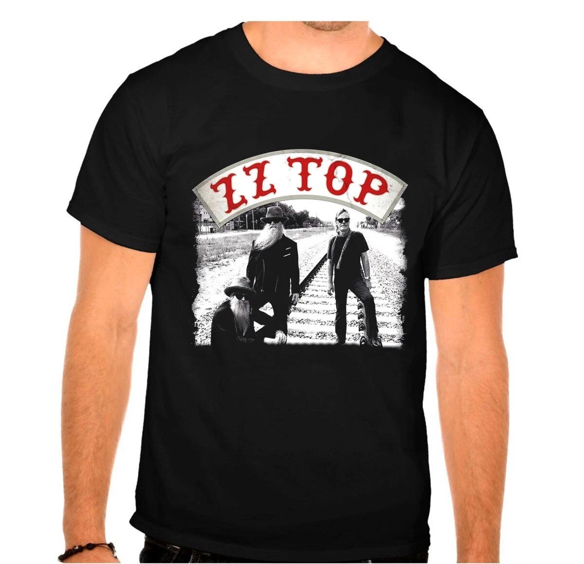 ZZ TOP ZZTOP Rock Band Rock Music legends BLACK T-Shirt - 943- 3XL