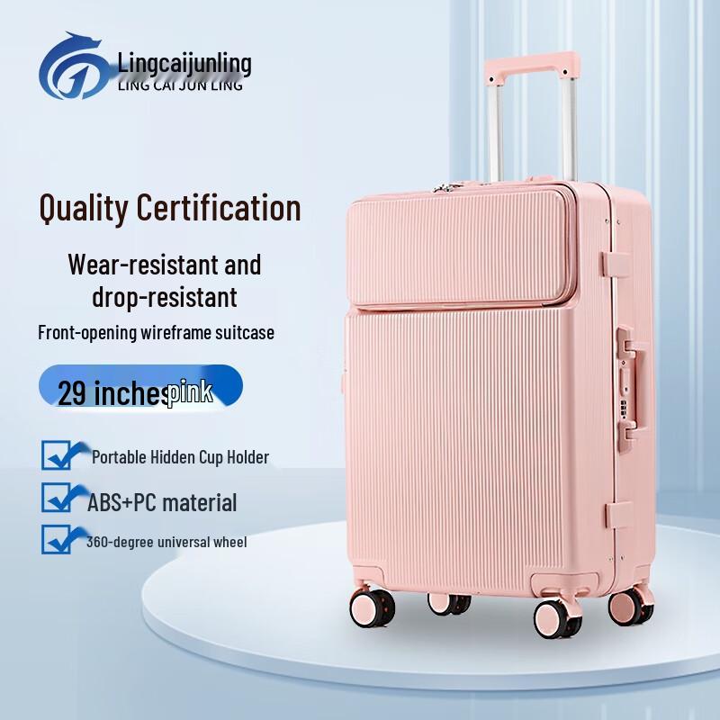 Front-Opening Hardside Spinner Luggage