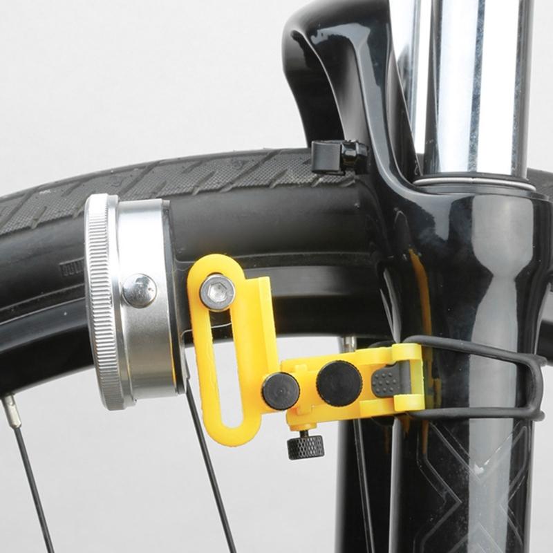 Kompakter Fahrradfelgenzentrierständer Mühelose Radausrichtung für Radfahrer unterwegs