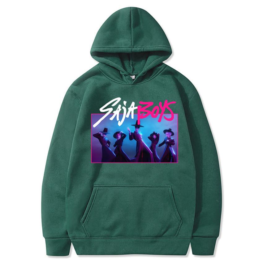 Trend Print Hooded Street Autumn Fashion Fleece Sweatshirt Hoodies Top for Men Women