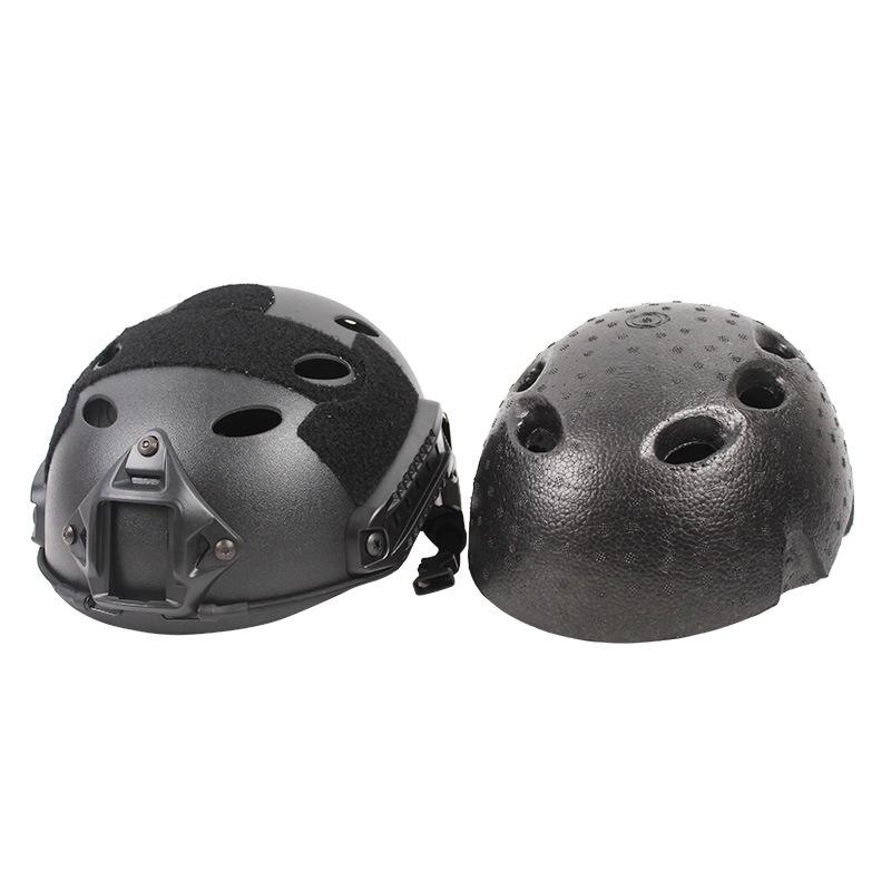 Tactical Military FAST Helmet - Simple Game CS Rail, Oval No-Hole Design for Outdoor Use
