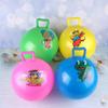 Children's 20cm Inflatable Cartoon Soft Bouncy Ball with Handle