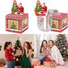 Themed Christmas Santa House Pattern Money Box Gift Box For Gifting Festive
