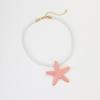 GEMCHIC Women's Exaggerated Colorful Starfish Necklace Fashion Vacation Beach Jewelry