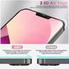 4 Stück Vollabdeckung Gehärtetes Glas für iPhone 14 15 16 17 Pro Max 13 12 11 XS Max XR Displayschutzfolie