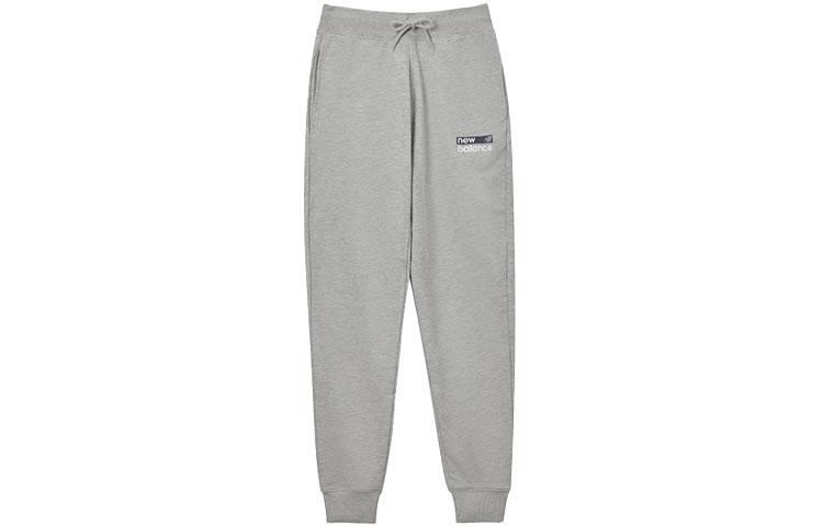 

New Balance Knitted Sweatpants Men s Gray Moderate Cuffed Pants MP03905-AG XXL