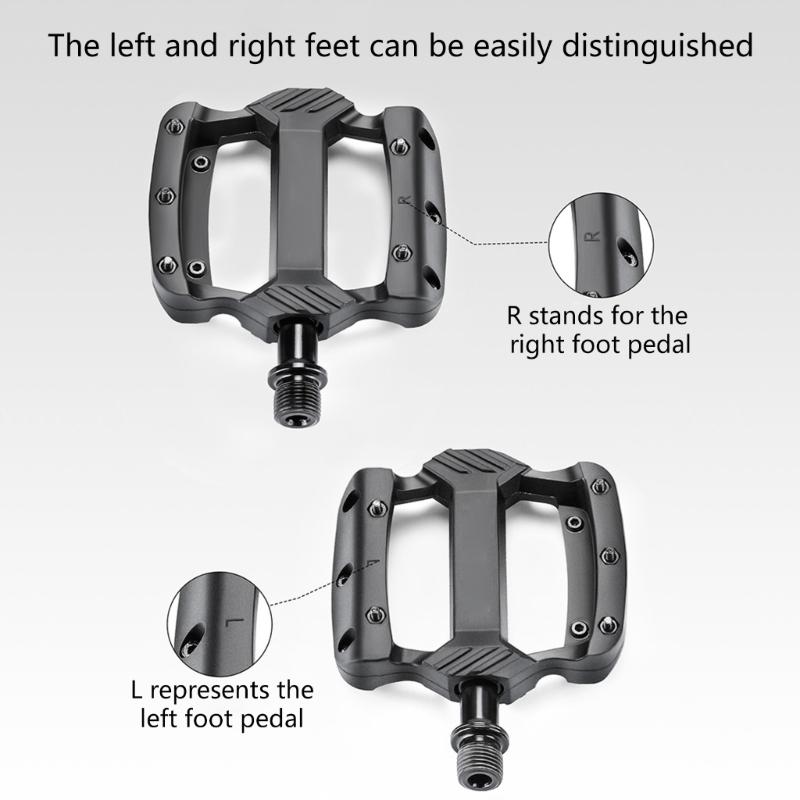 Light weight Bicycles Platform Pedals 3 Seal Bearings Nonslip Bicycles Pedals for Mountain Cycling Road Bicycles