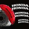 For Civic Fit Jazz Accord Pilot CRV Odyssey HRV Modified Car Wheel Brake Caliper Sticker Tire Decoration Decal Accessories