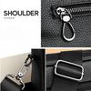 Men's Lychee Pattern Horizontal Messenger Bag Shoulder Bag