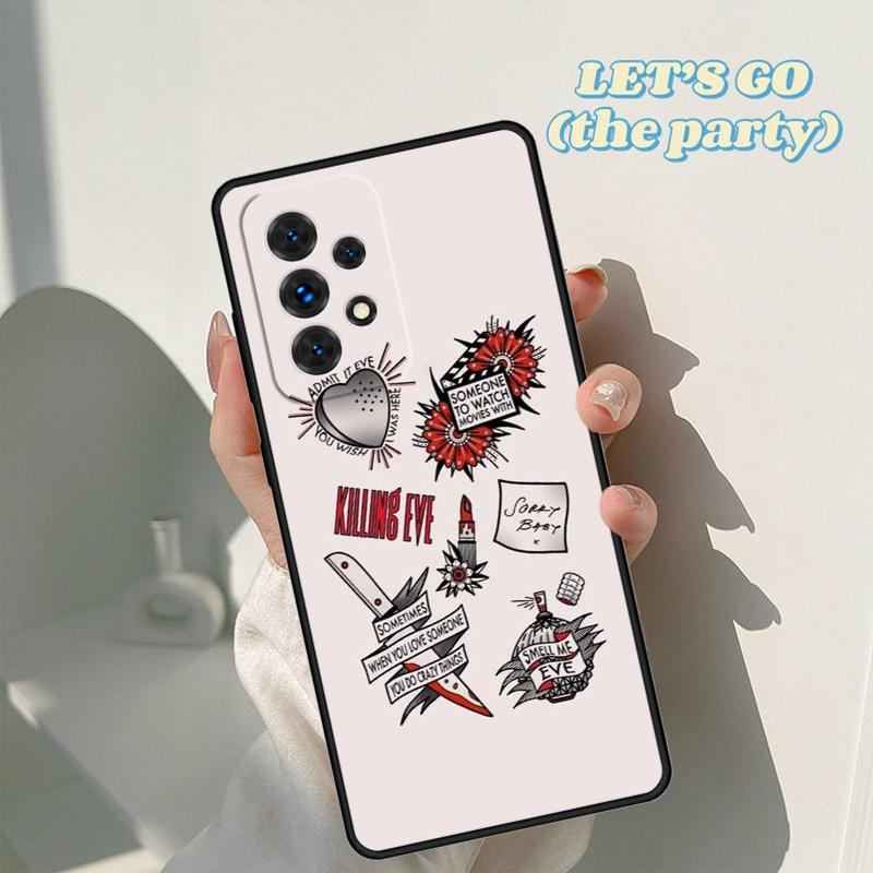Villanelle Killing Eve phone case For Samsung Galaxy A42 A31 A40 A51 A71 A32 A80 A91 A52 A72 A73 A20e A21S A50 A70 A11 A12 Cover