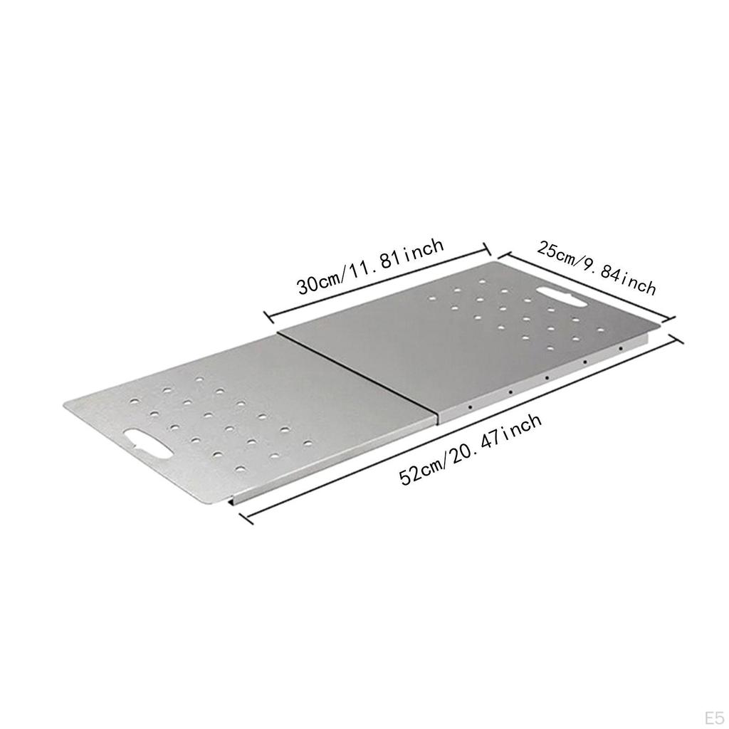 Over Sink Dish Rack Drainer Extendable Drain for Apartment