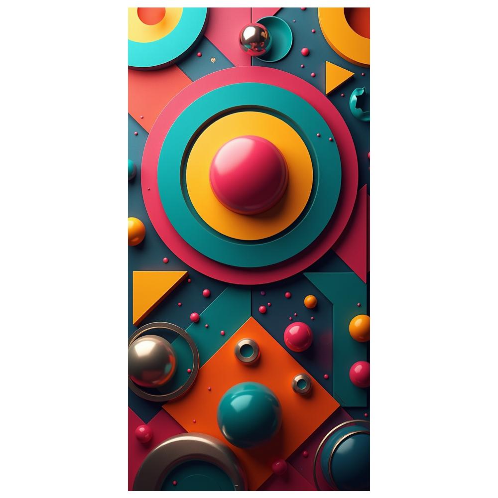 Backdrop 3D Installations Decor Abstract Banner For Party Trade Show Exhibition