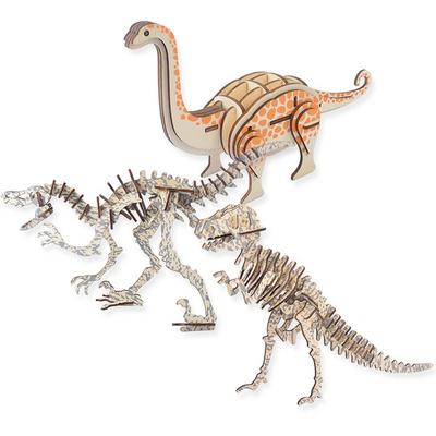 Woody Three Dimensional Puzzle Dinosaur J Set Korea Ceremony Puzzle