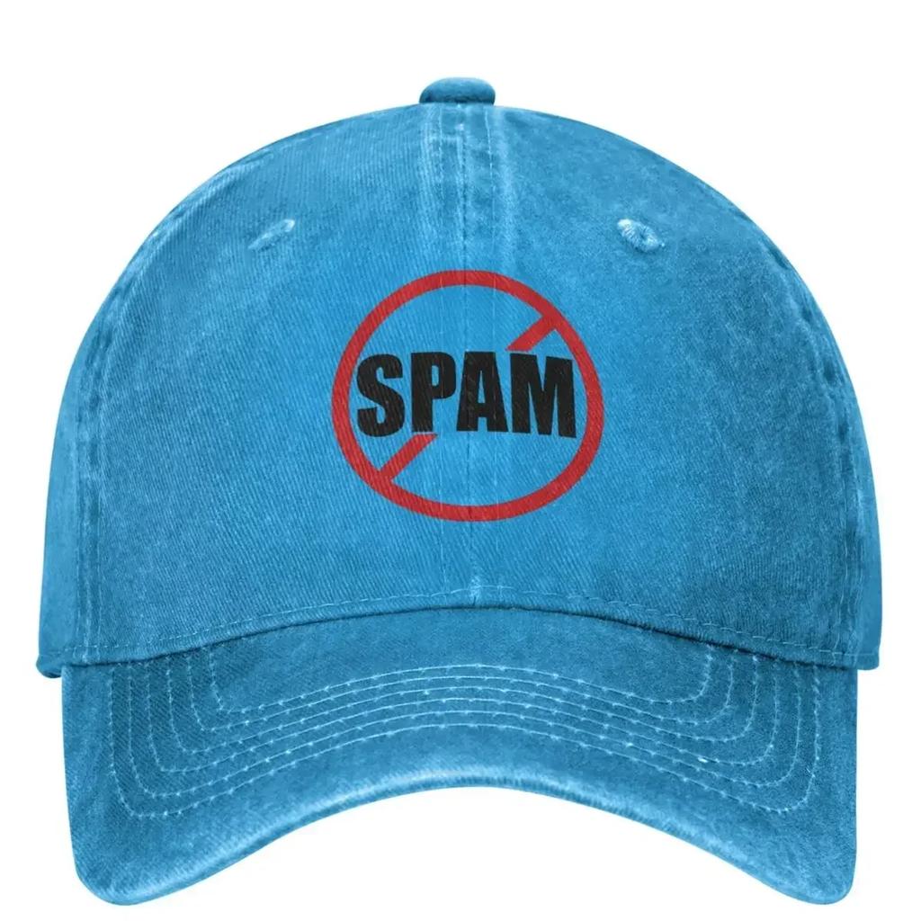 Lässige Baseballkappe mit Spam-Muster, Briefkasten-Logo, Laufmütze im Hippie-Stil, Sommer-Großhandel, Unisex, stylische Snapback-Kappe für Erwachsene