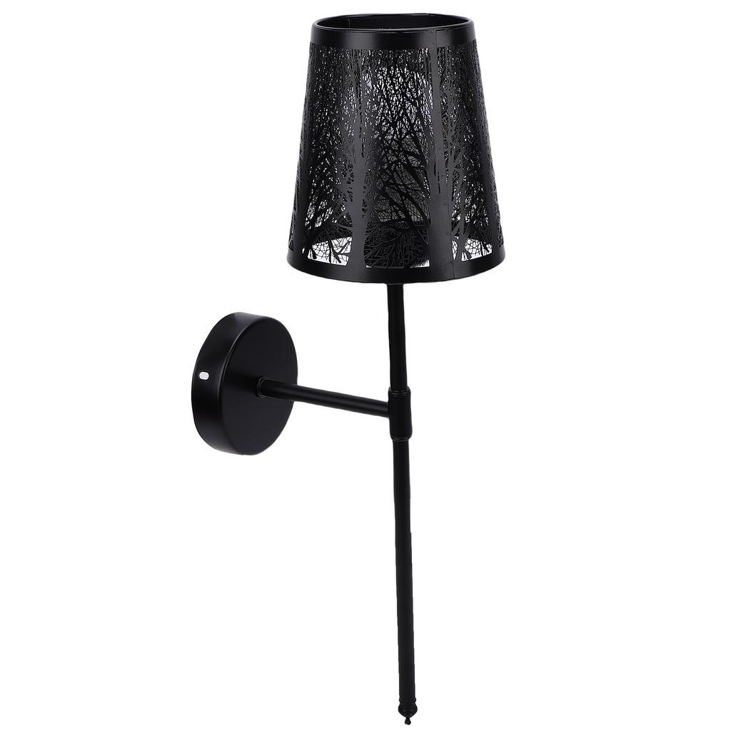 Wall Sconce Rechargeable Dimmable RGB Wall Light Hollow Out Bedside Light with Remote Control for Bedroom