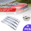Car Chrome Door Handle Cover Chrome Door Handle Cover for Peugeot 307 CC SW 2001~2011 Key Trim Catch Car Cap Sticker Accessories