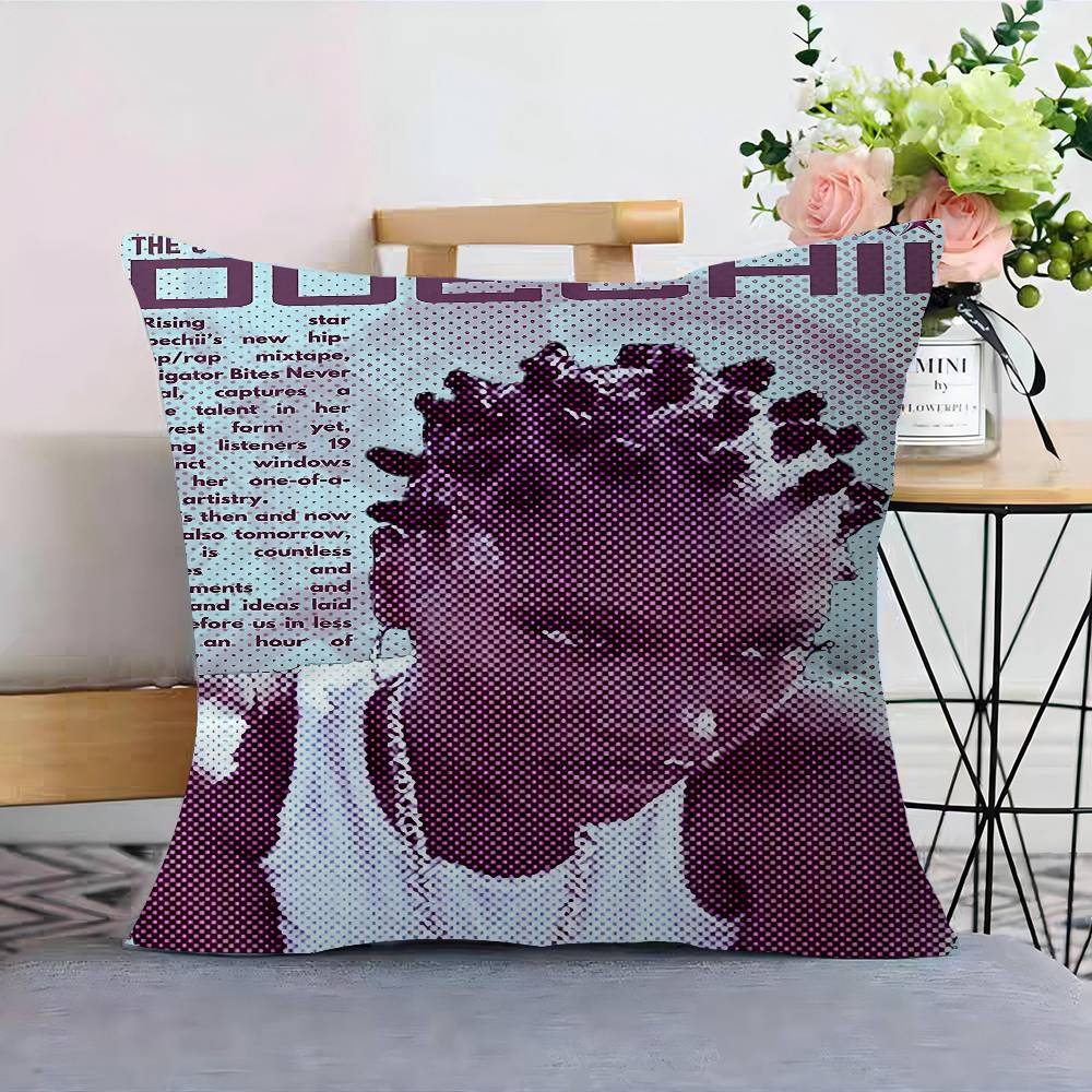 D-Doechii Cushion Cover Polyester Sofa Cushions Decorative Throw Pillows Home Decoration Pillowcover