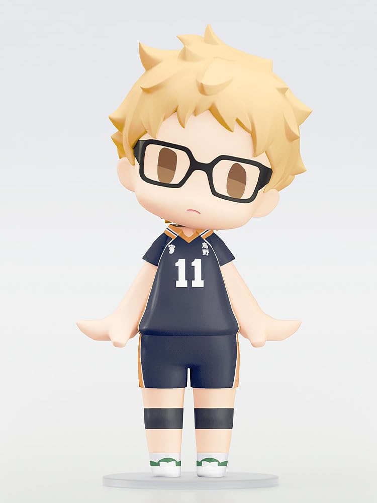 GOOD SMILE Kei Tsukishima Action Figure HELLO! Haikyuu!!
